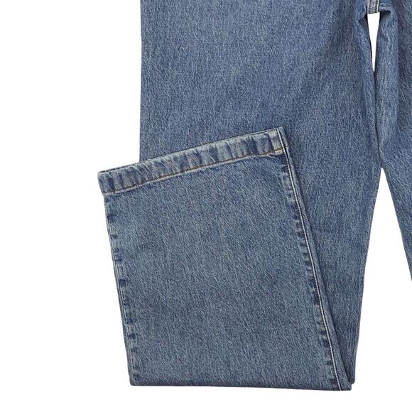 Madewell Jeans Womens 31 Tall Blue The Perfect Vintage Wide Leg Patch Pockets - Picture 12 of 13